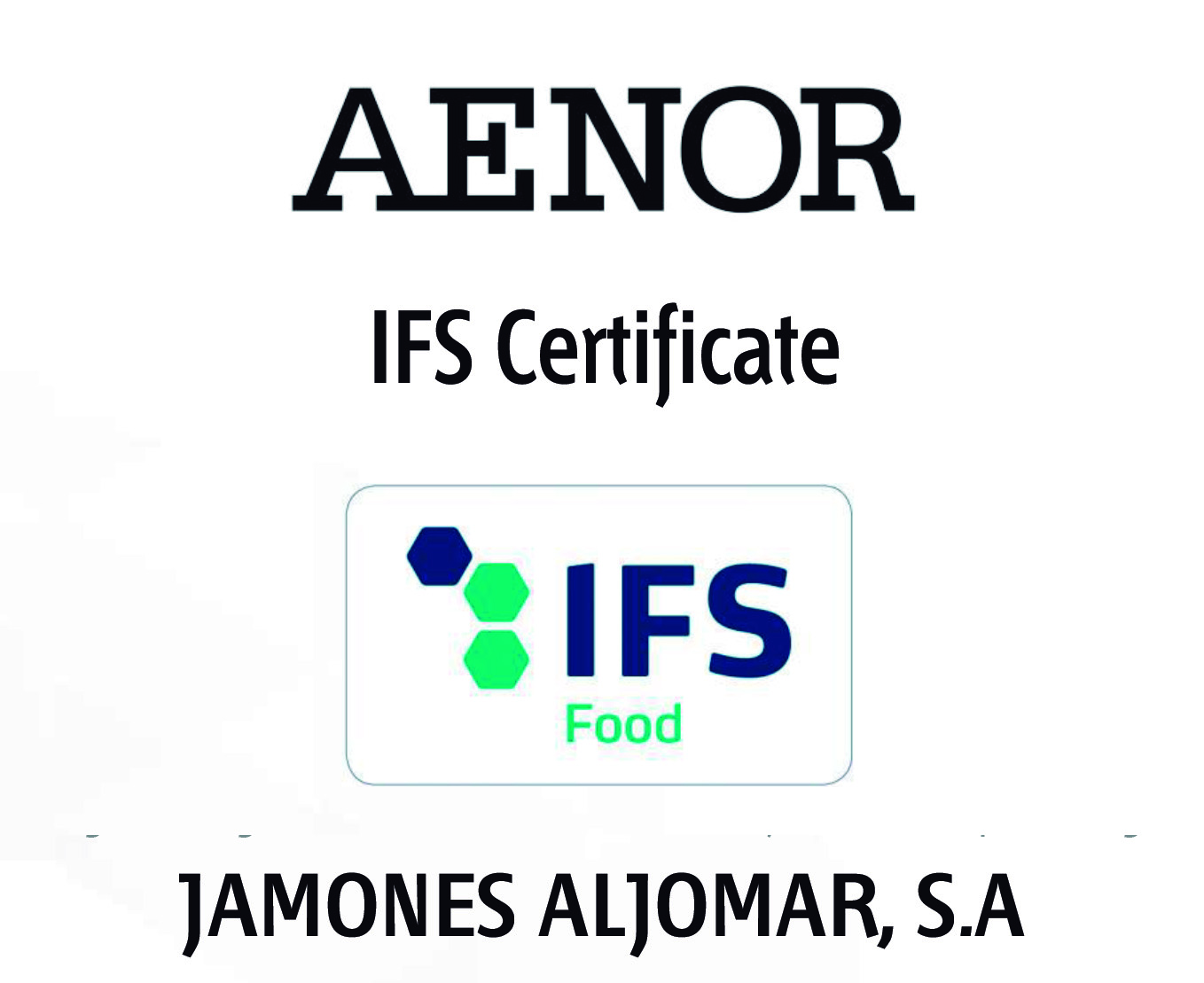 certificación IFS Food en seguridad alimentaria